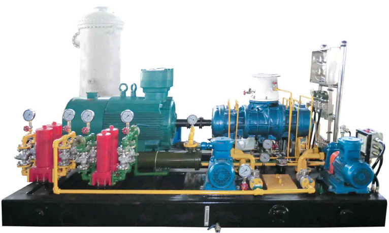 石油伴生氣螺桿壓縮機組客戶案例